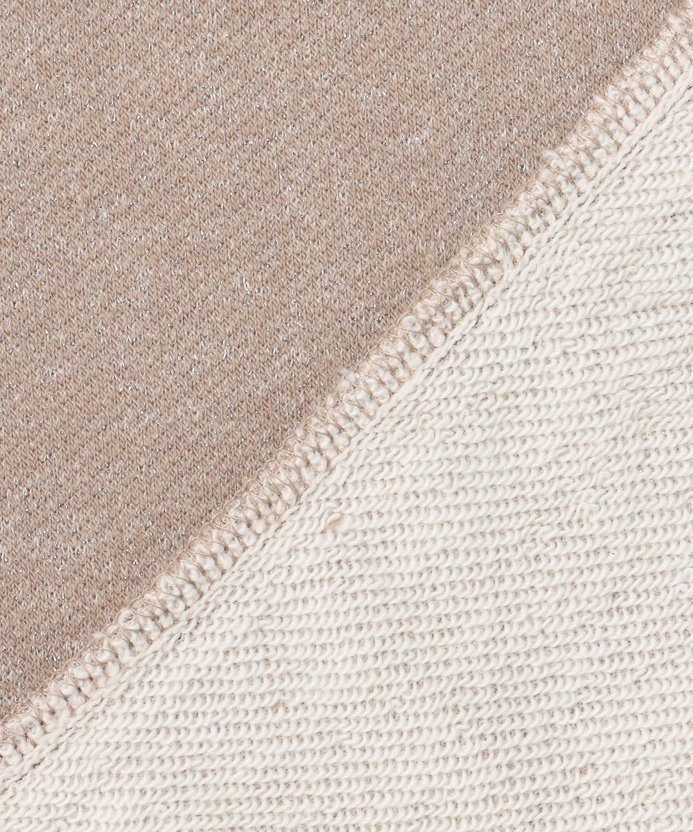 J.PRESS YORK STREET 【WOMEN】ラメ裏毛クルーネック スウェット 