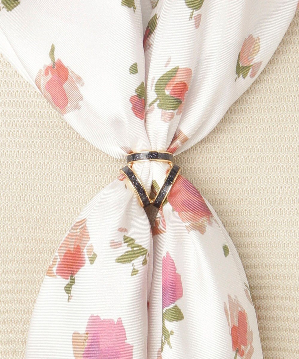 MOONBAT Luna Luce(ルナルーチェ)スカーフリング ラメ 3 Ring お手持ちのスカーフを通すだけ ギフト 