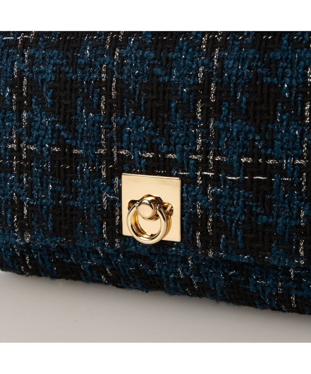 UNBILLION カシュカシュ cachecache / ツイード2wayハンドルフラップショルダー 