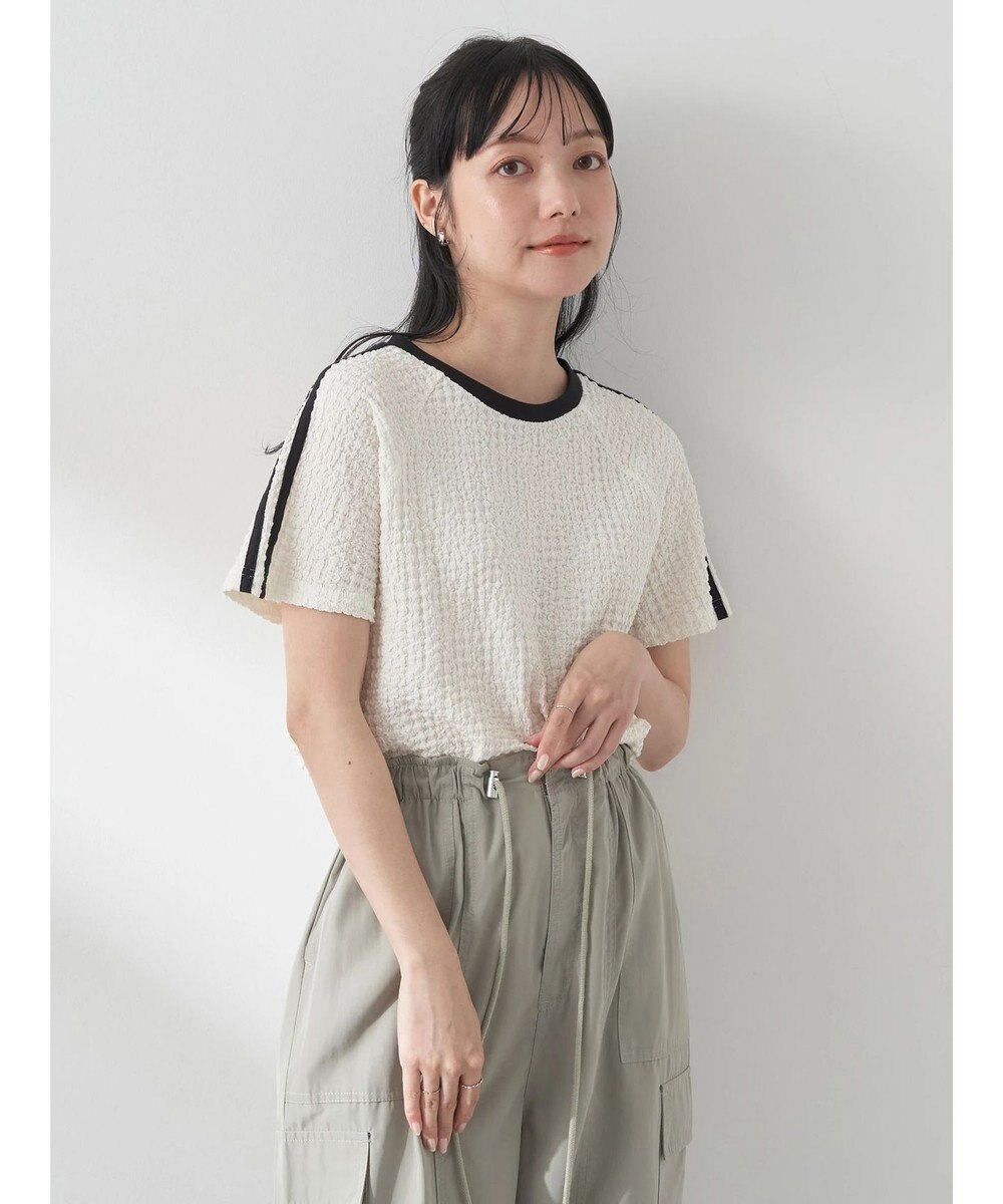 earth music&ecology ラインジャガードプルオーバー 