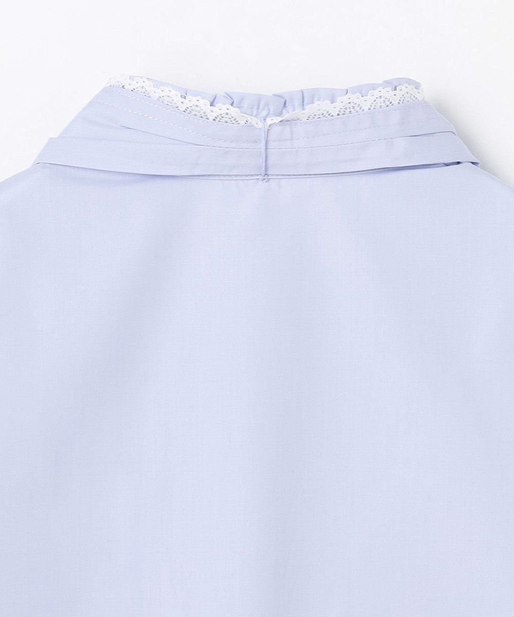 組曲 KIDS 【110-140㎝】 レースリボンタイブラウス 