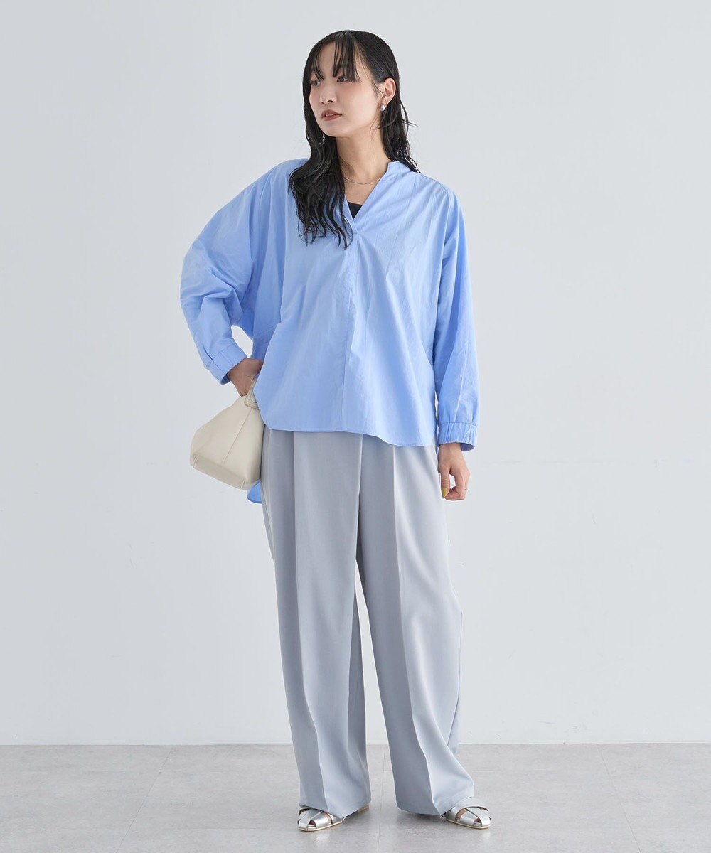 Green Parks スキッパーブラウス 