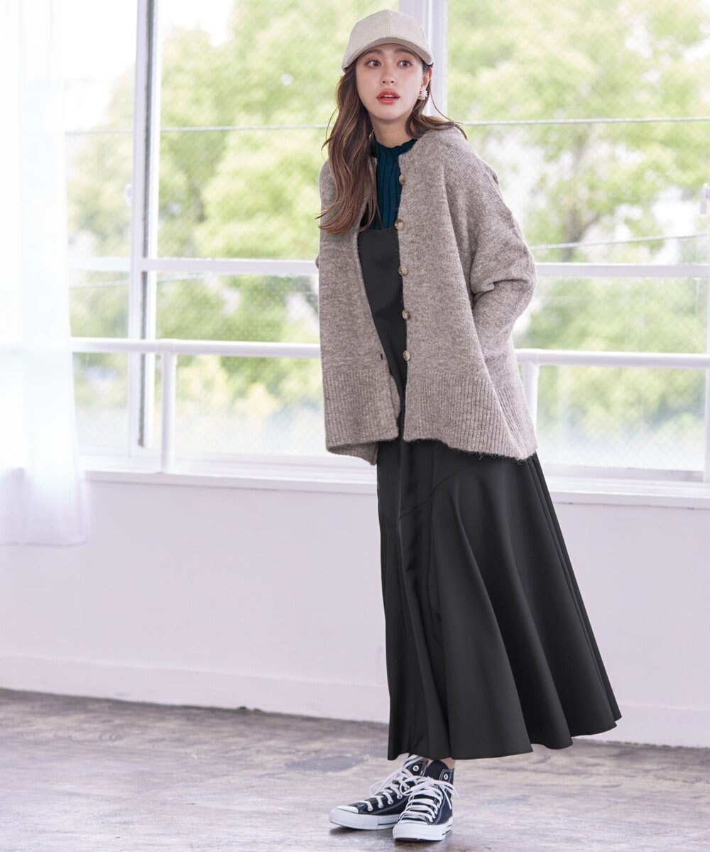 Tiaclasse 【洗える】ランダムリブニットプルオーバー 