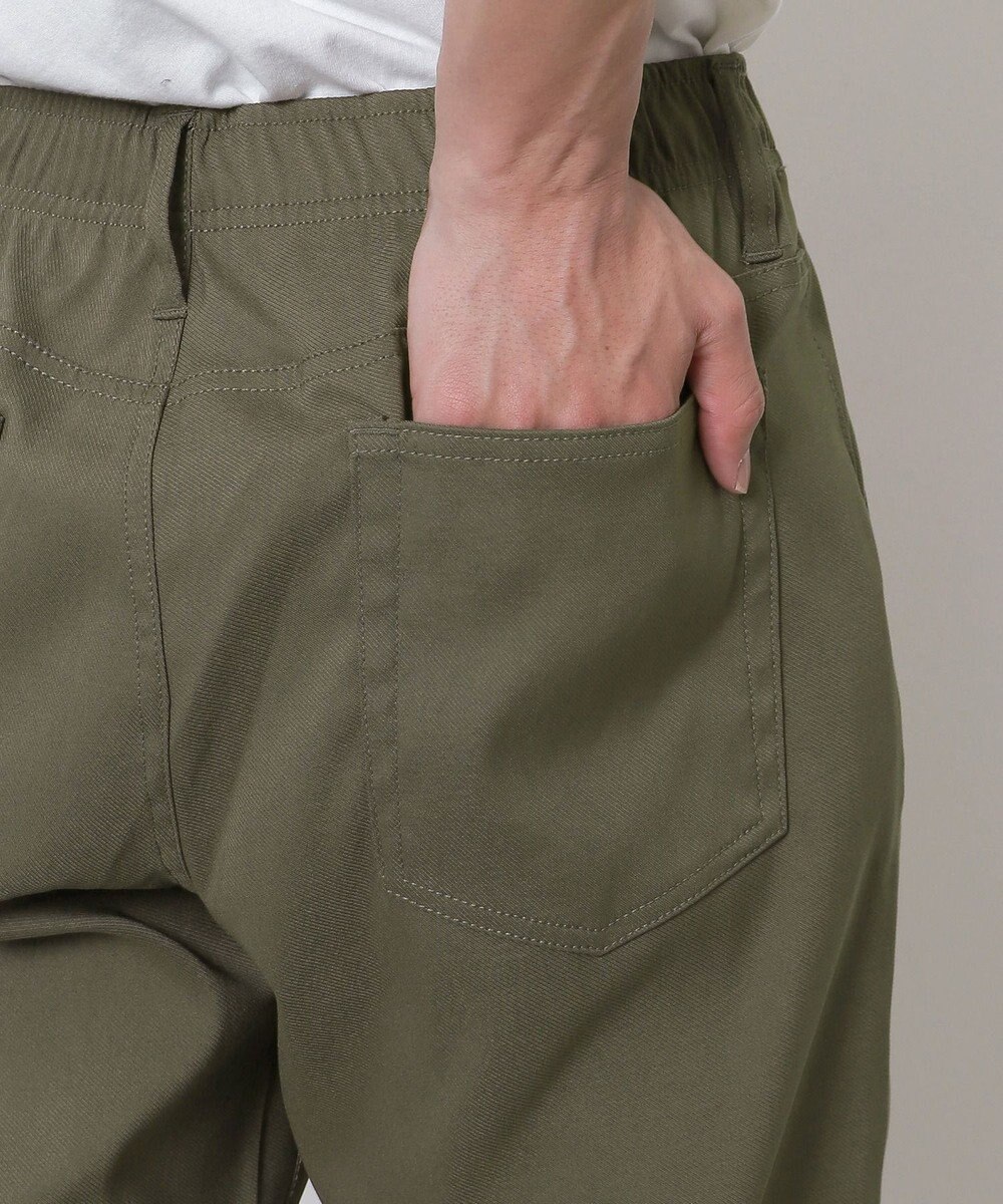 WEGO 【接触冷感/吸水速乾/ストレッチ/ウエスト紐/らくらくのびる/MLサイズ展開】カルゼレギンスアンクルパンツ 