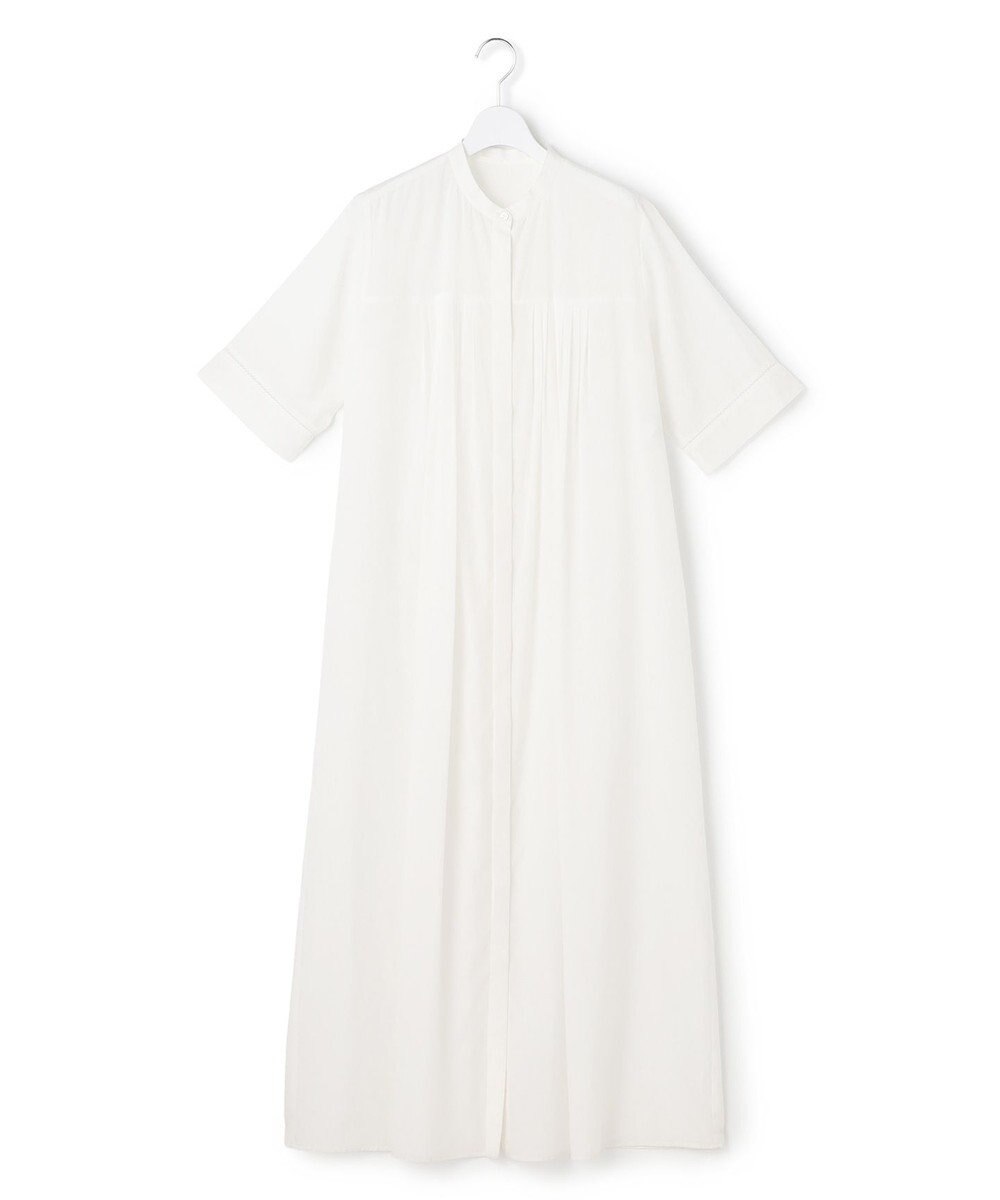 ICB 【先行予約】リネンスラブローン シャツワンピース 
