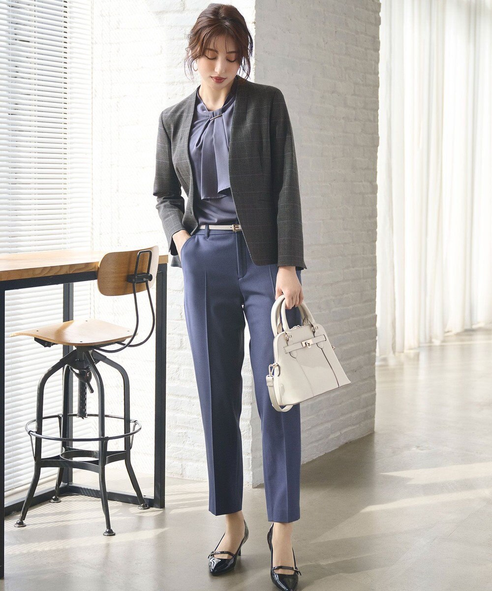 ANY SIS 【保温効果/ストレッチ】シリーズ累計13万枚突破！ビューティサーモ ノーカラージャケット 