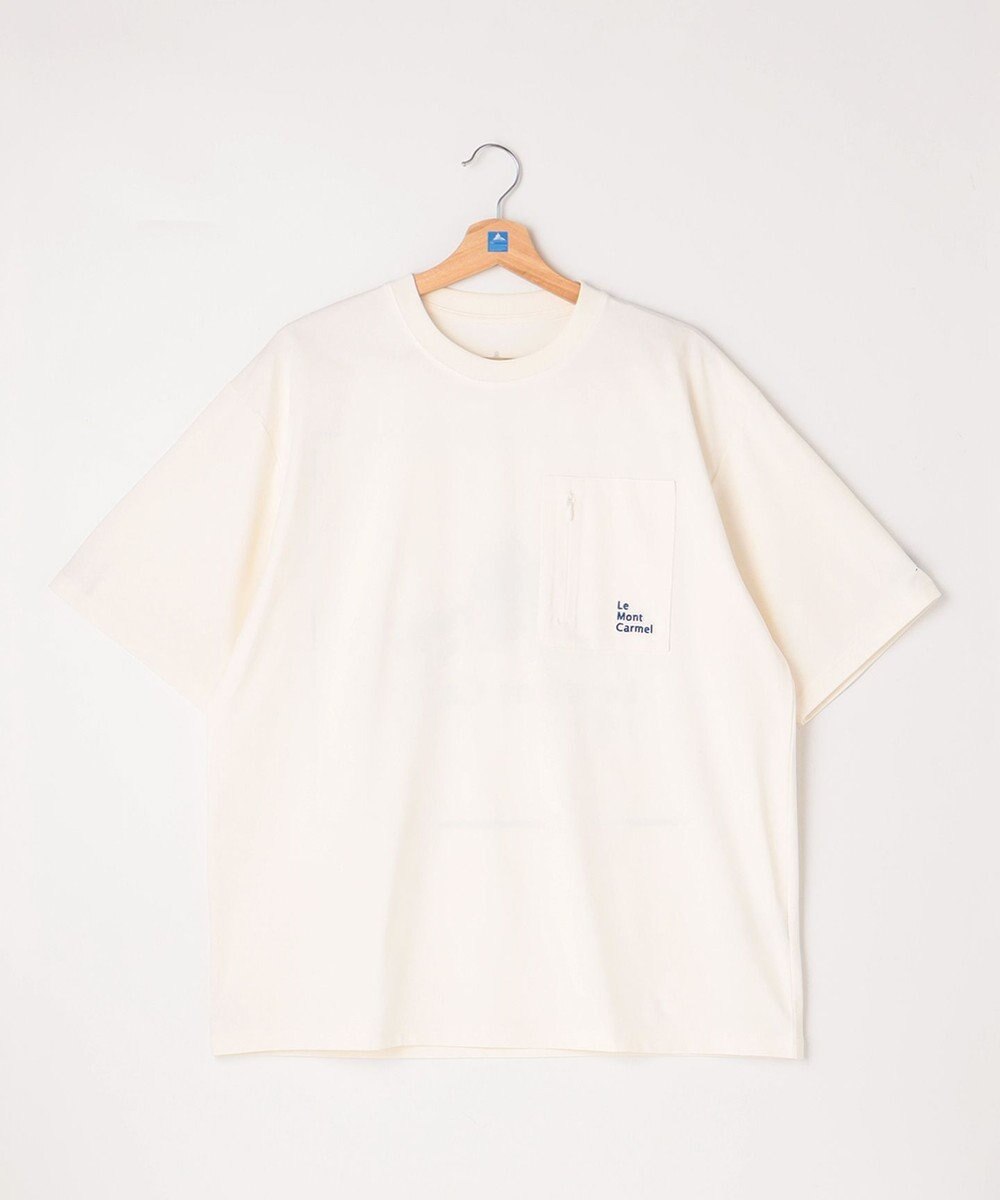 SHARE PARK MENS 【UVカット・吸水速乾・ストレッチ・軽量 】バックプリントポケットTシャツ（L・XLサイズ） 