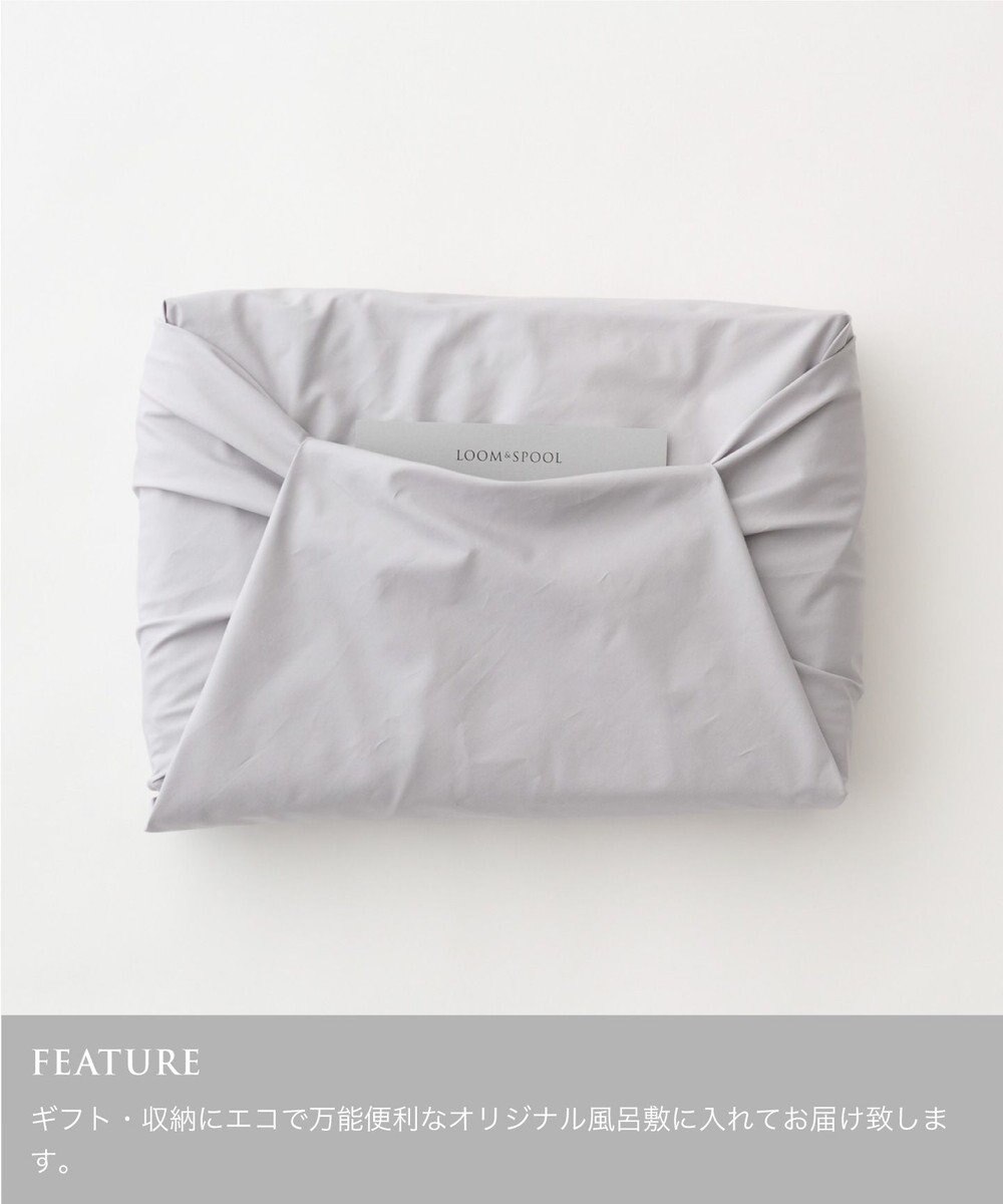 LOOM&SPOOL FOL綿毛布ダブル／グレー 