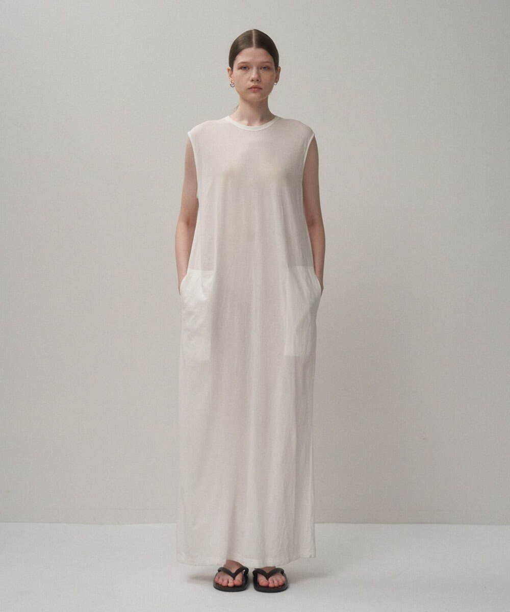 ATON SHRINK FRESCA JERSEY | タンクトップドレス 