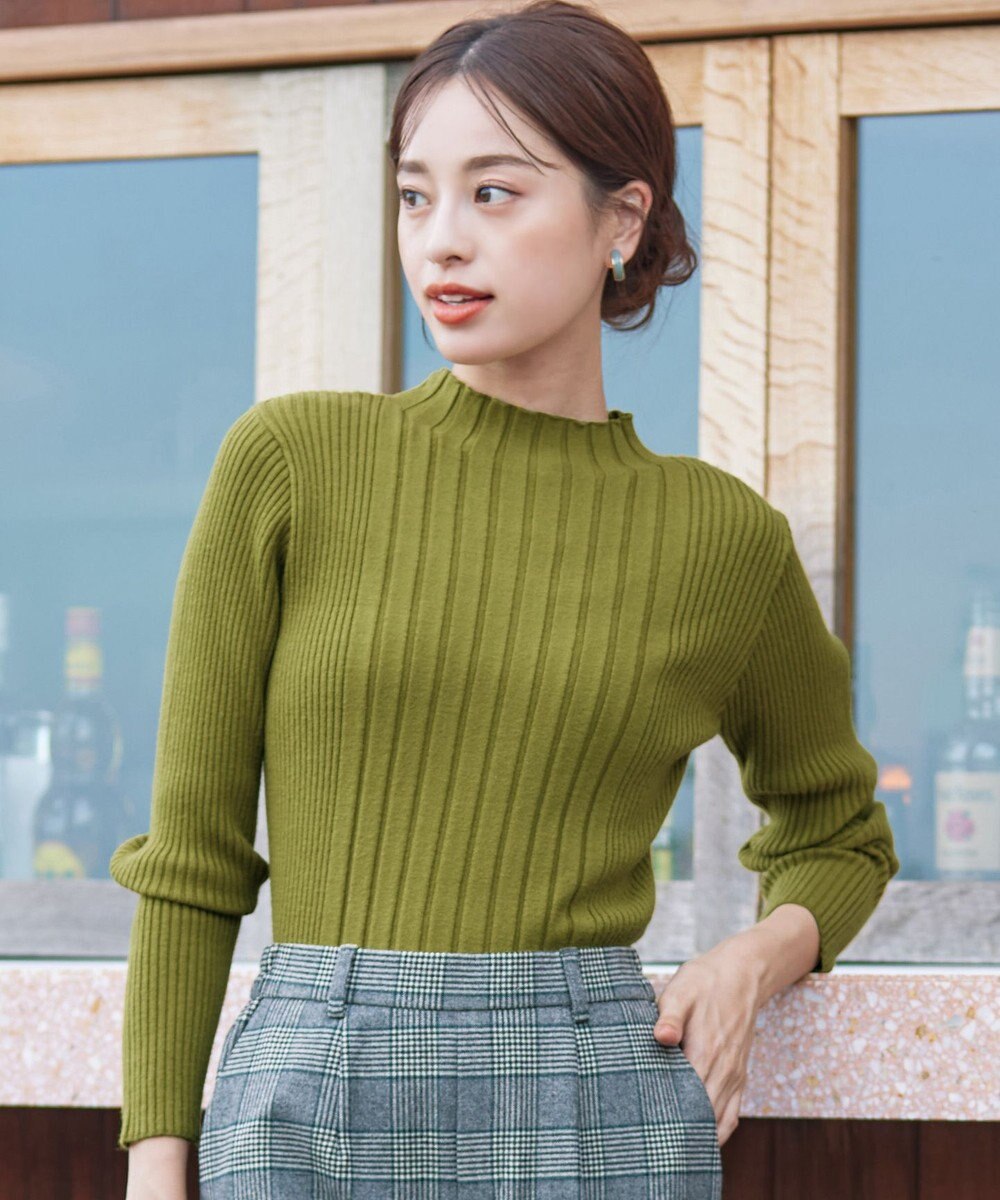 Tiaclasse 【洗える】ランダムリブニットプルオーバー 