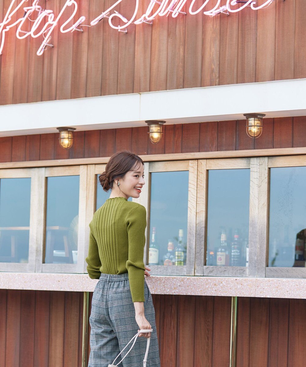 Tiaclasse 【洗える】ランダムリブニットプルオーバー 