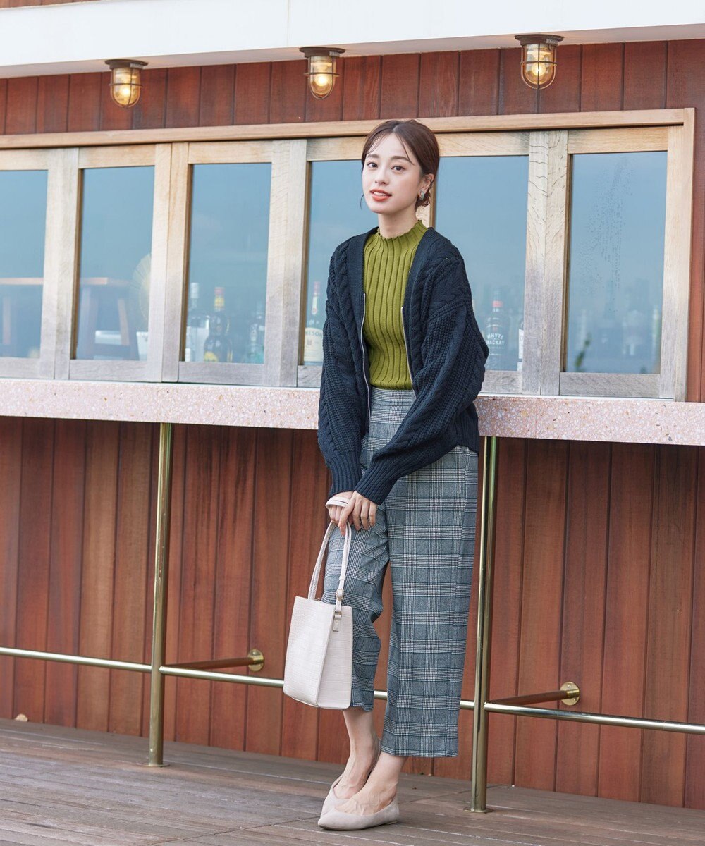 Tiaclasse 【洗える】ランダムリブニットプルオーバー 