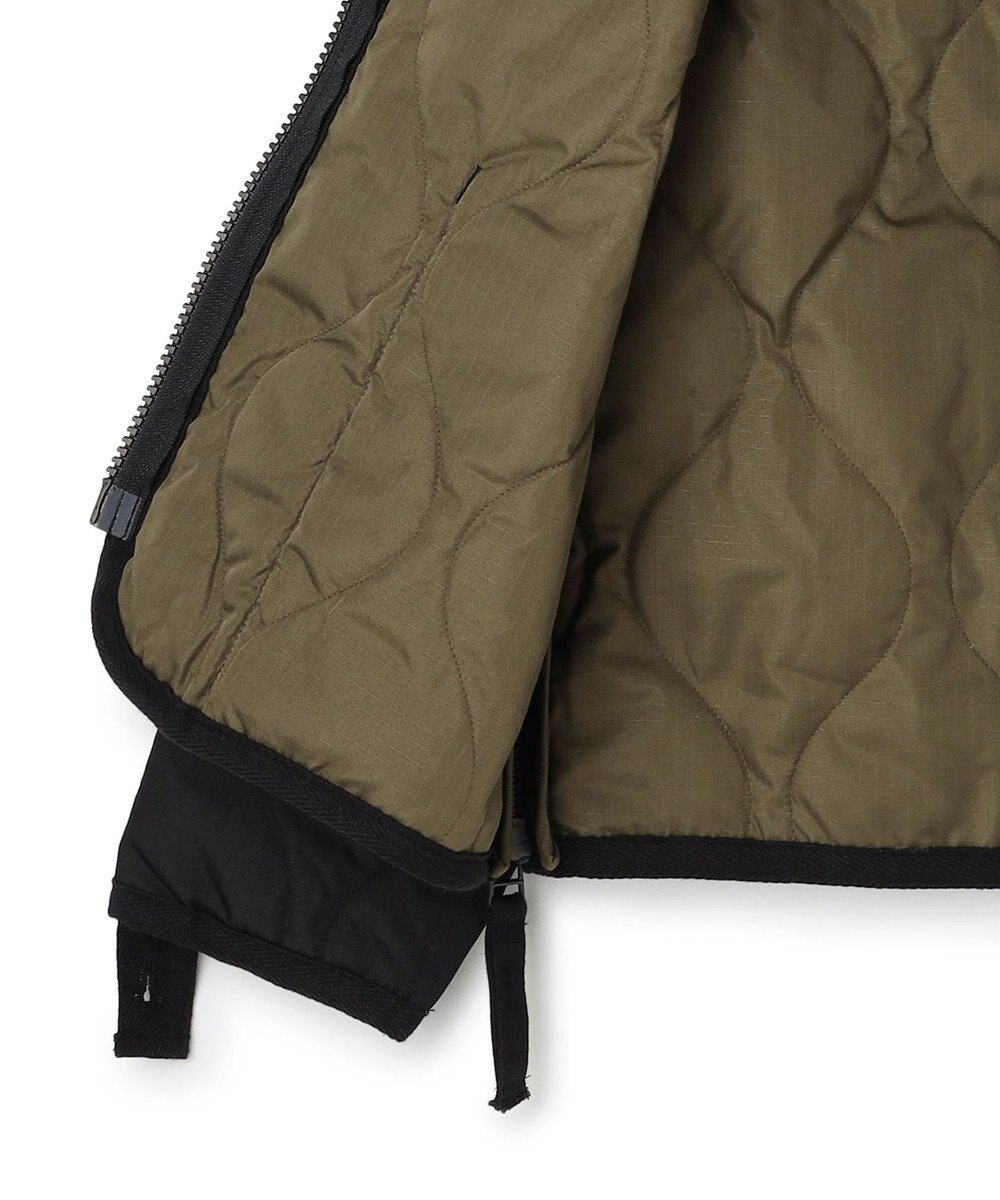 UNFILO 【120-150cm】TAION ミリタリーZIP Vネック ダウンジャケット(UNISEX) 