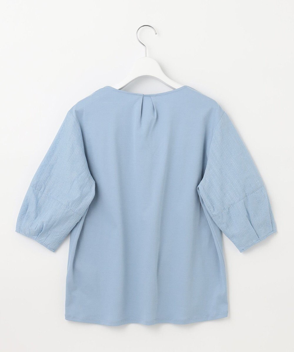 J.PRESS LADIES 【WEB限定カラーあり・接触冷感・UVケア】 スムースジャージー キーネック カットソー 