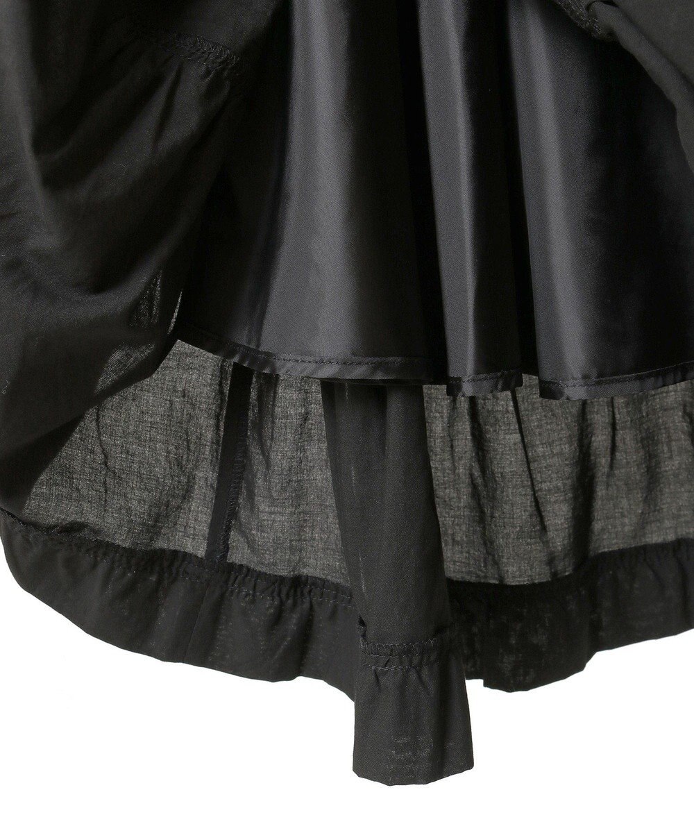 earth music&ecology ピンタックティアードミディスカート 