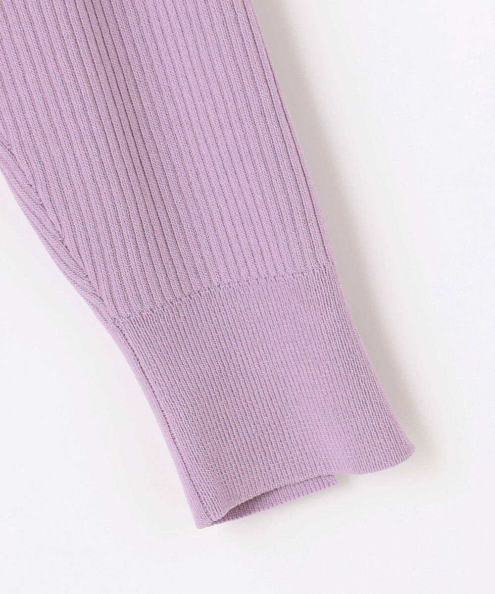 ANY SIS 【洗える】ネックポイントリブ ニット 