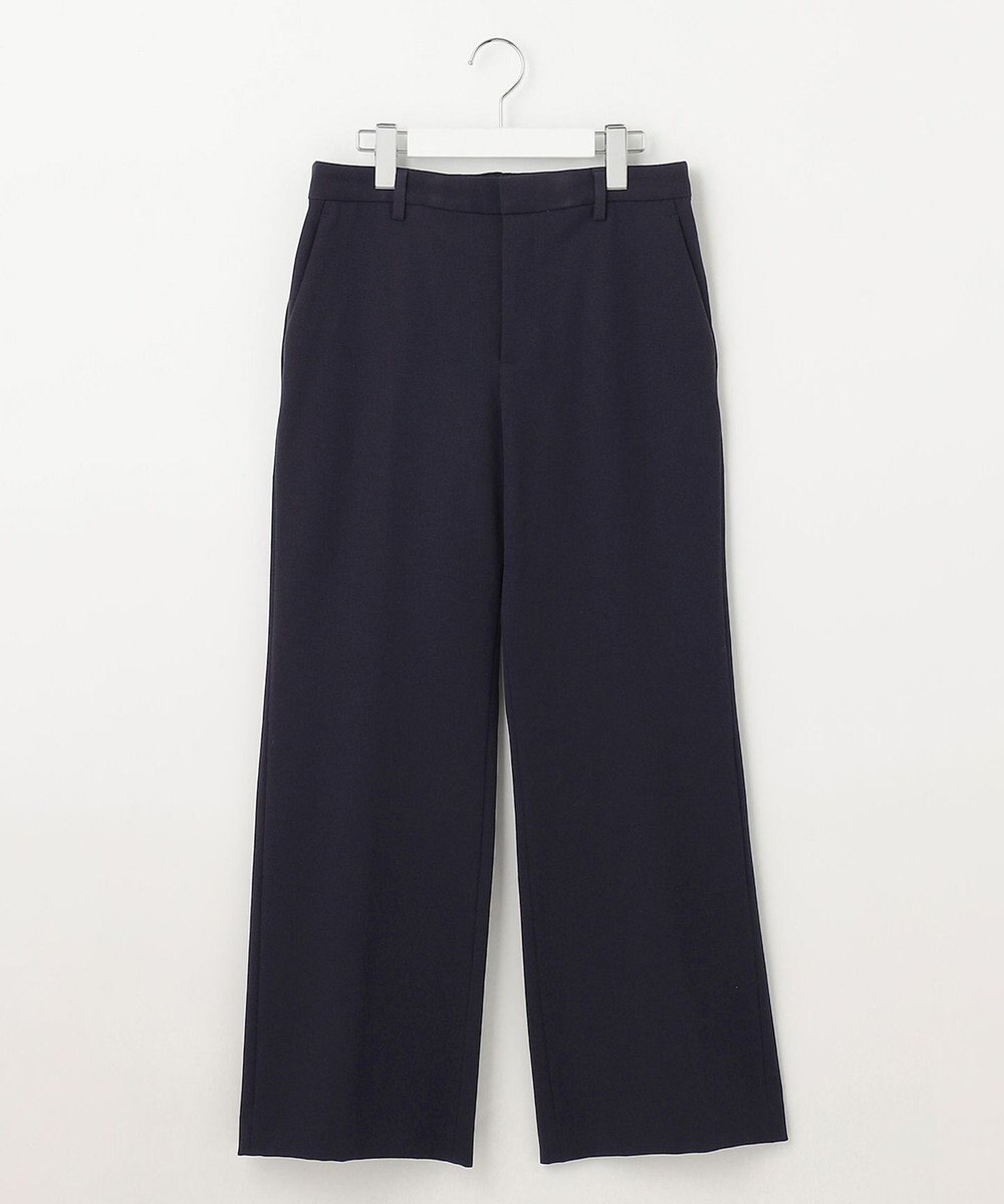 自由区 【裏起毛/撥水加工】TRギャバ ストレートパンツ 