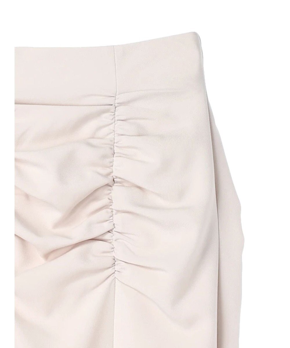 YECCA VECCA シャーリングロングナロースカート 