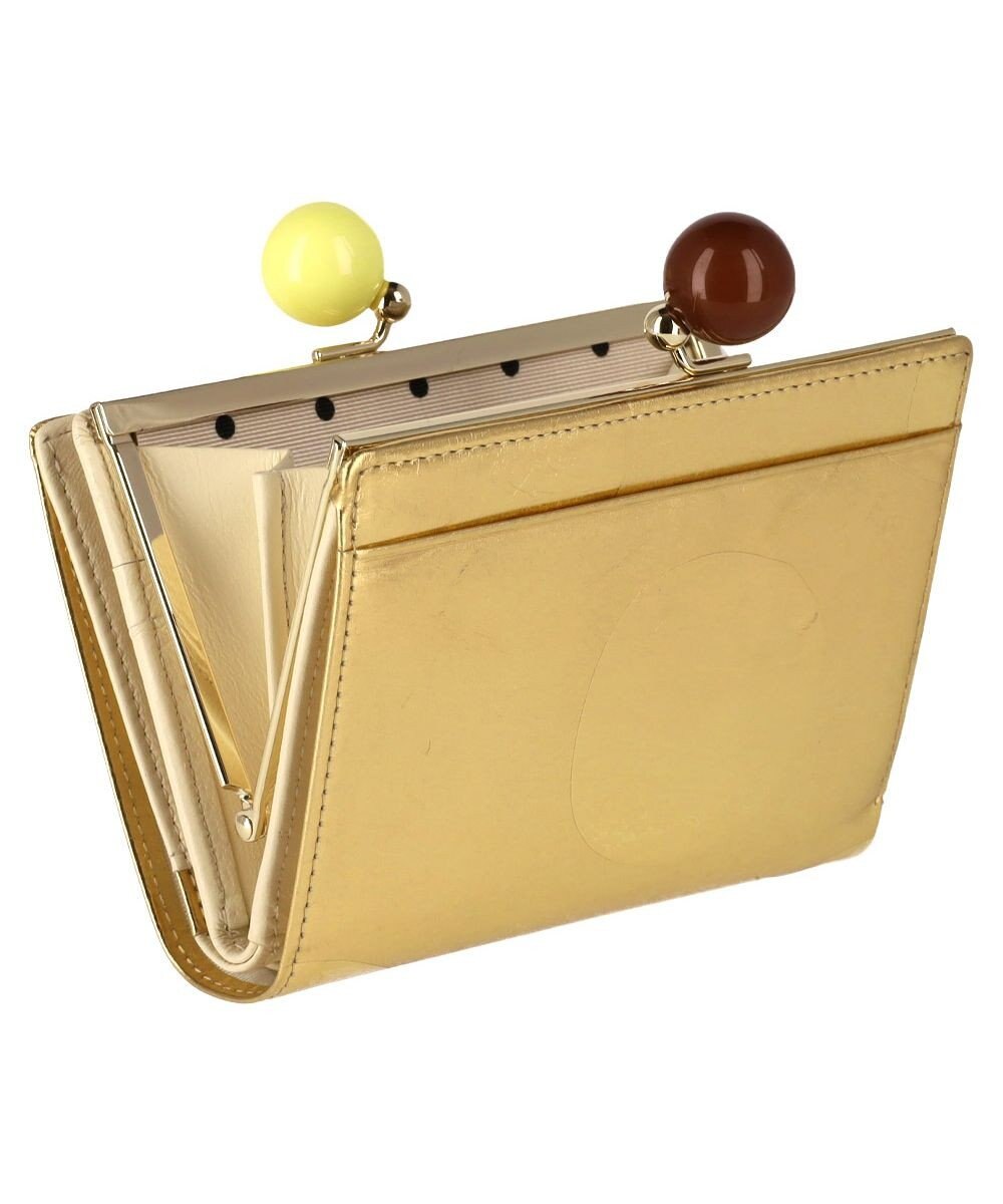 tsumori chisato CARRY ズームドット がま口 2つ折り財布 