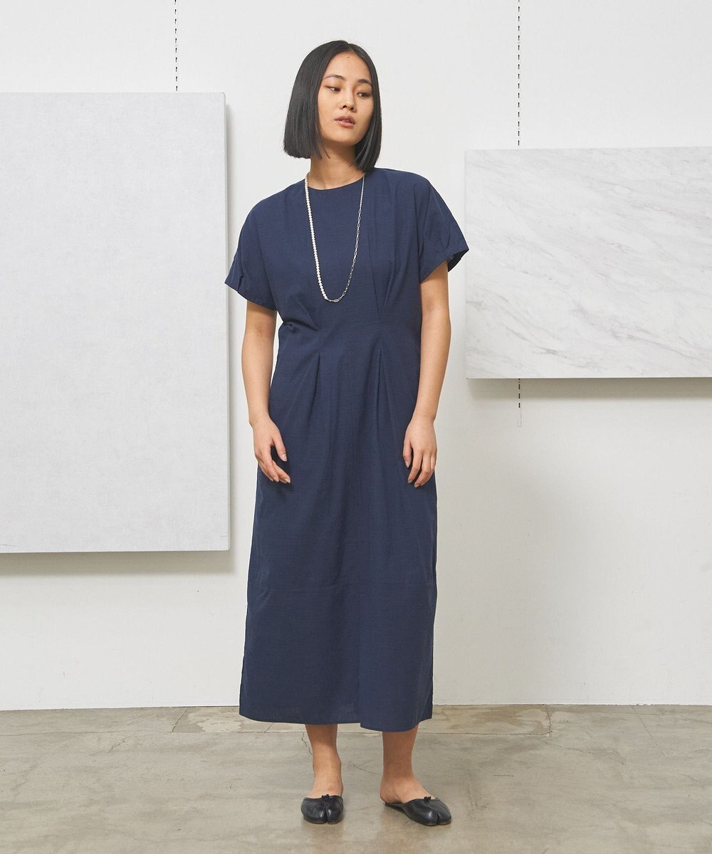 J.PRESS YORK STREET 【WOMEN】リネンライクイージーフィット ワンピース 