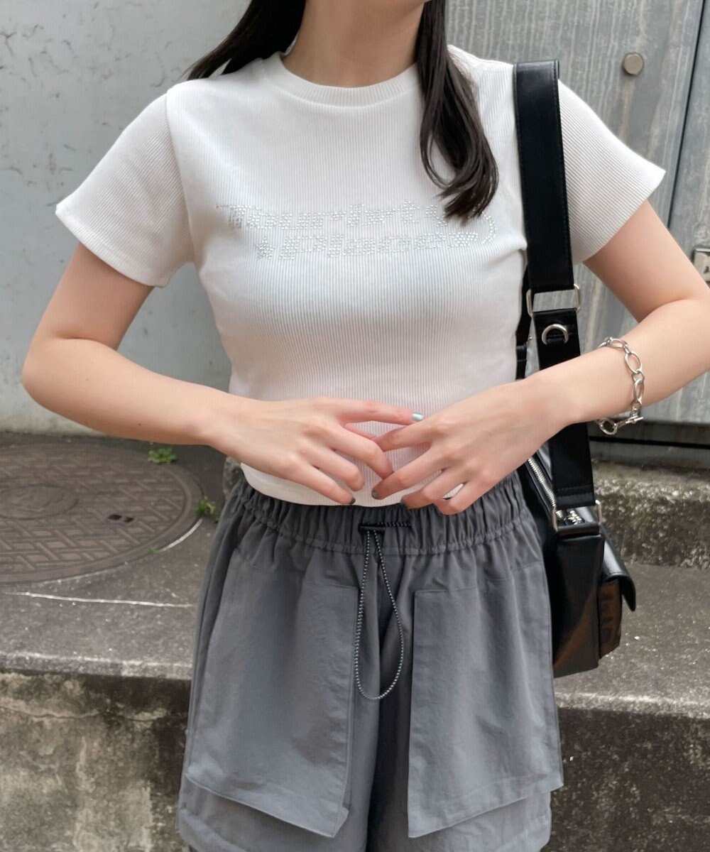 WEGO ラインストーンリブちびT 