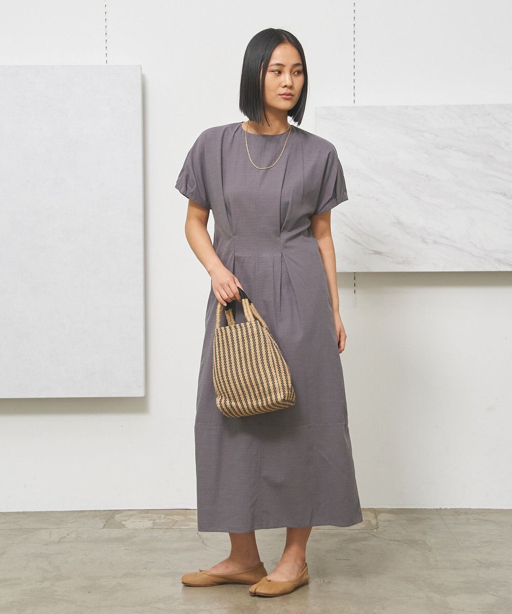 J.PRESS YORK STREET 【WOMEN】リネンライクイージーフィット ワンピース 