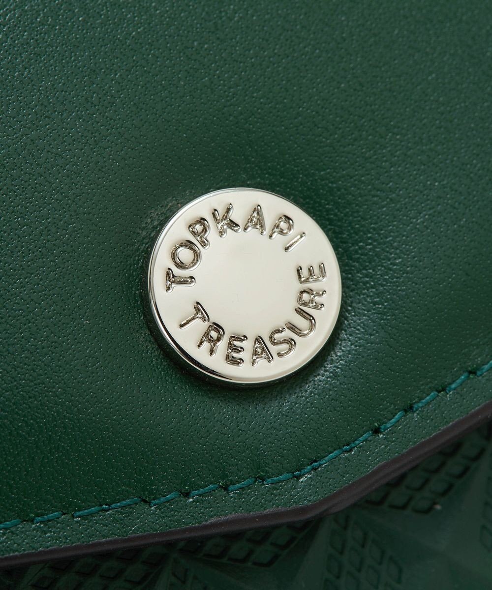 TOPKAPI 【TREASURE TOPKAPI】スムースレザー 幾何柄 フラグメントケース 