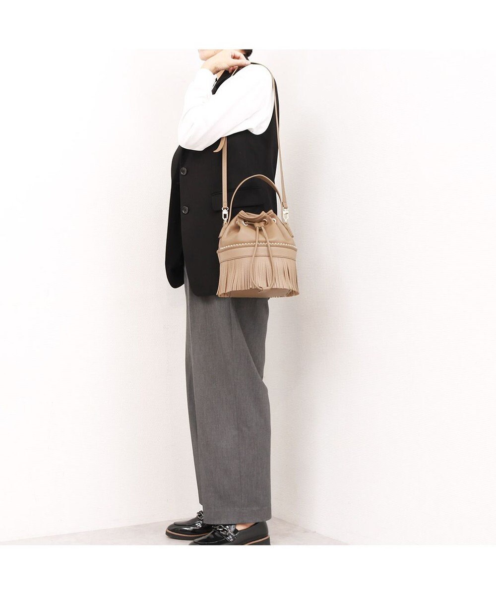 UNBILLION カシュカシュ cachecache / ボールチェーンポイントタッセルドロストショルダー 