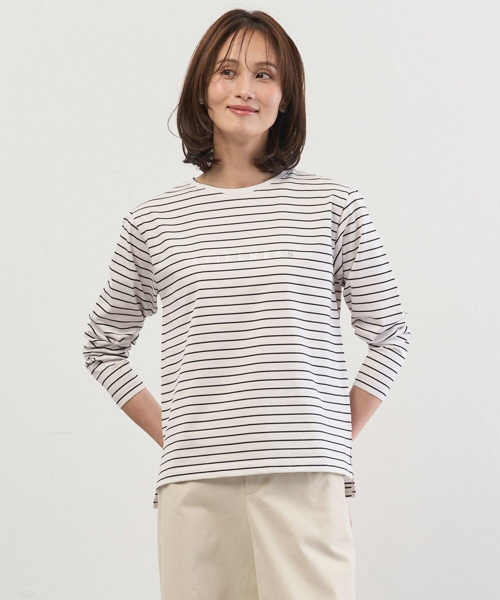 J.PRESS LADIES S メタリックロゴ ロンＴ 