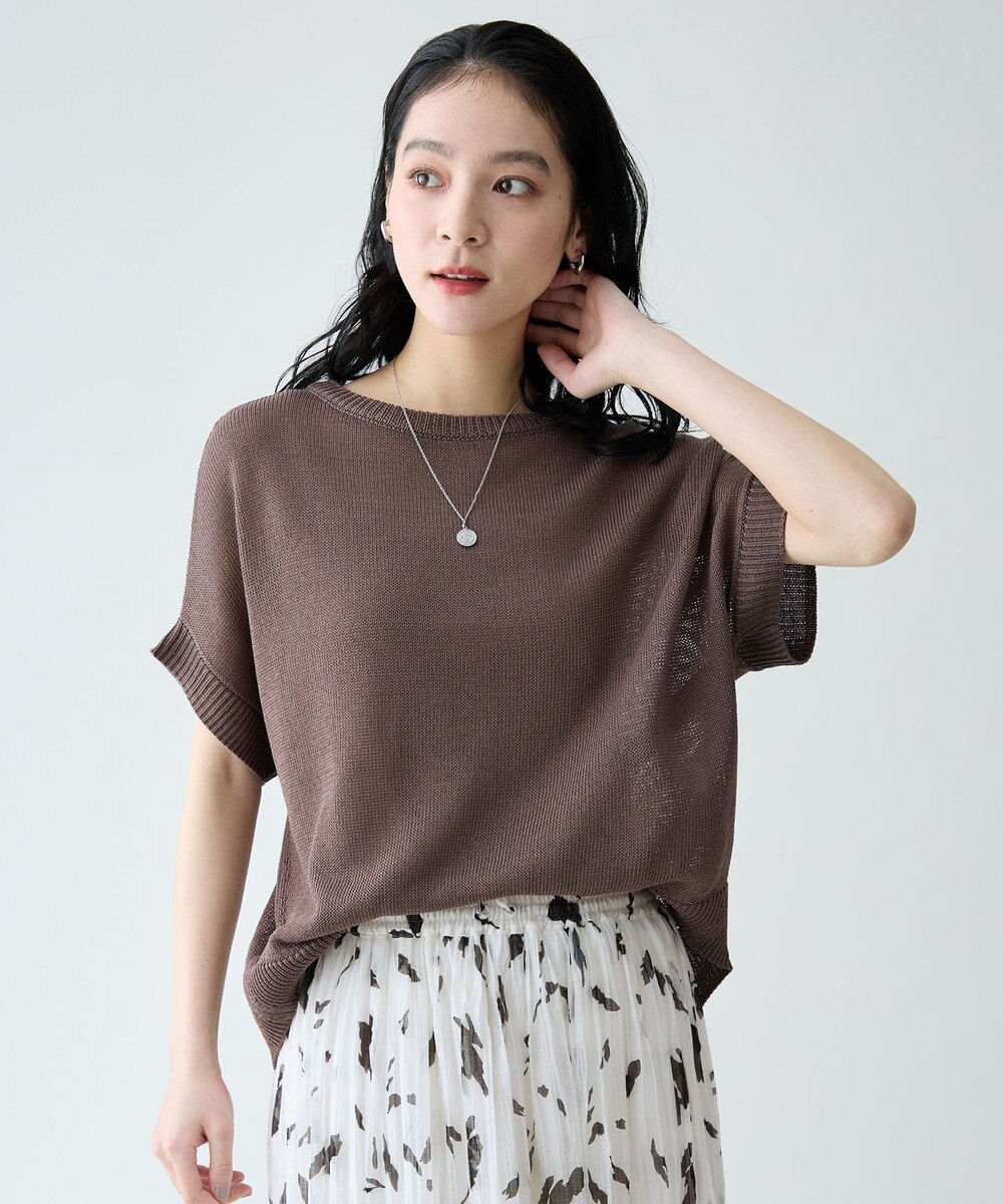 ANY ラミータッチオーバーニット 