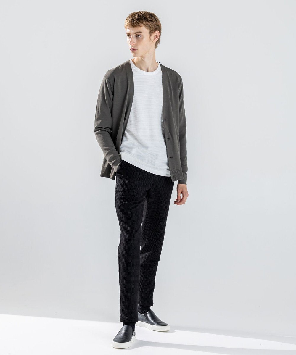 JOSEPH HOMME 【新色追加】メランジリップル　クルーネックカットソー 