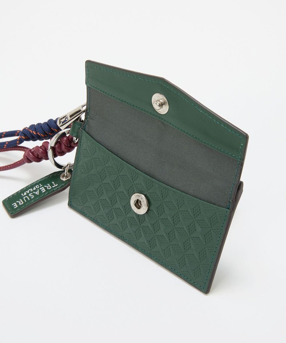 TOPKAPI 【TREASURE TOPKAPI】スムースレザー 幾何柄 フラグメントケース 