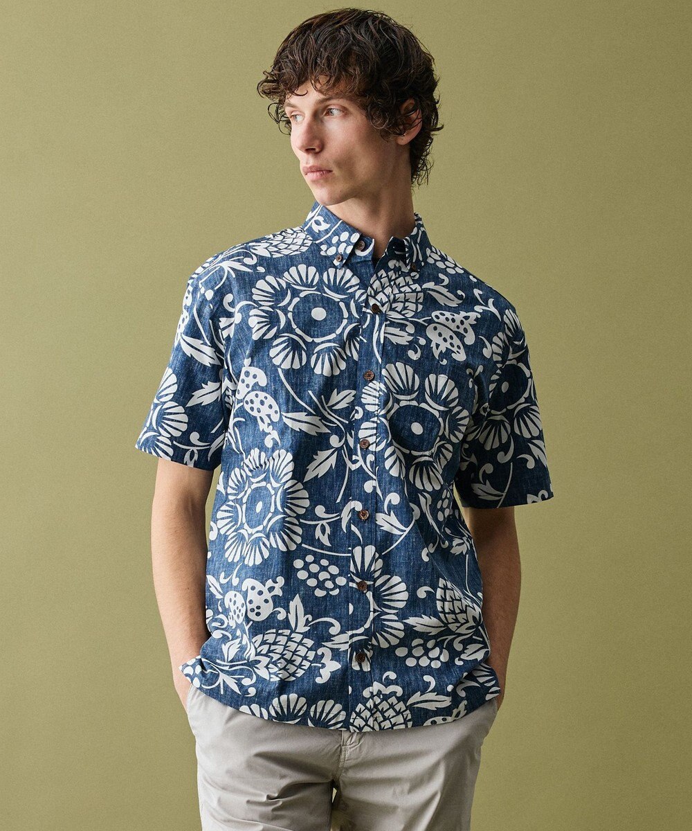 JOSEPH ABBOUD 【老舗アロハシャツブランドとコラボ・限定色あり】カハラアロハ シャツ 