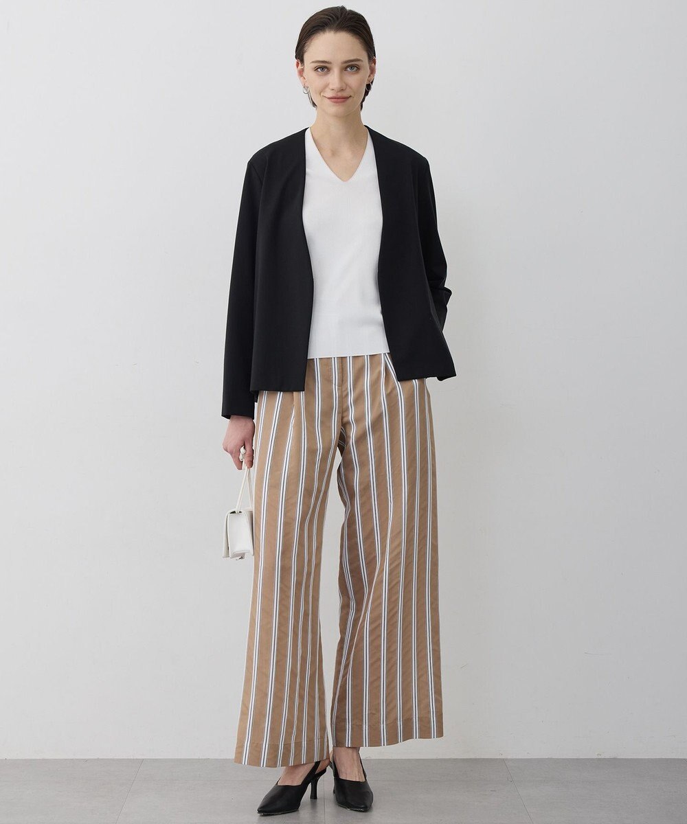 ICB L シンセティックフルニードル Vネックニット 