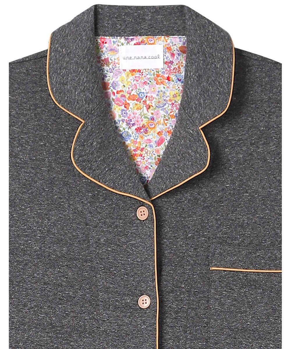 une nana cool 【綿100%】やわらか杢フライスパジャマ MADE WITH LIBERTY FABRIC 