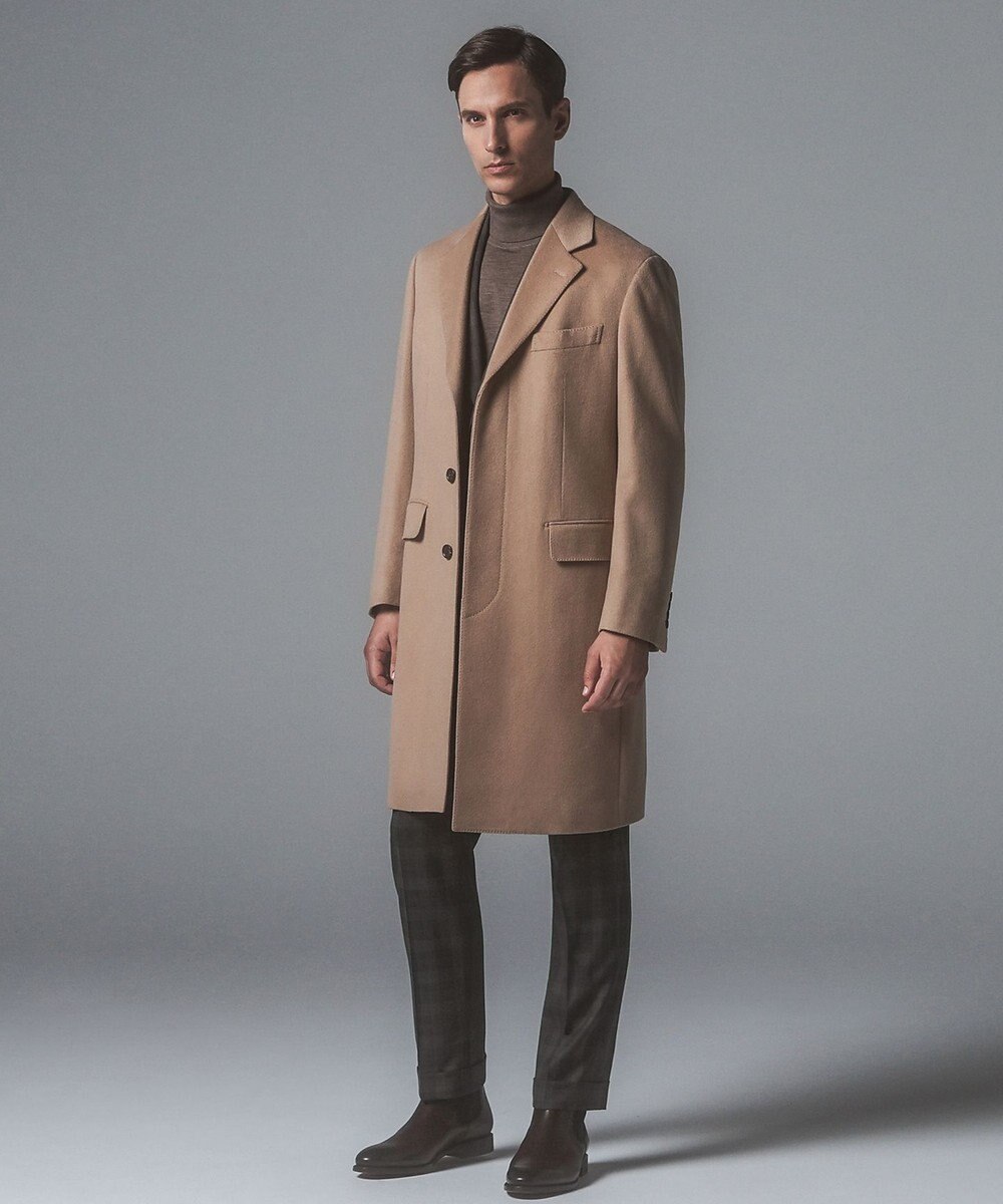 GOTAIRIKU 新色追加【洗える/チクチクしにくい/ピリングしにくい】イタリア糸 ハイゲージ タートルネックニット_WOOL100％ 