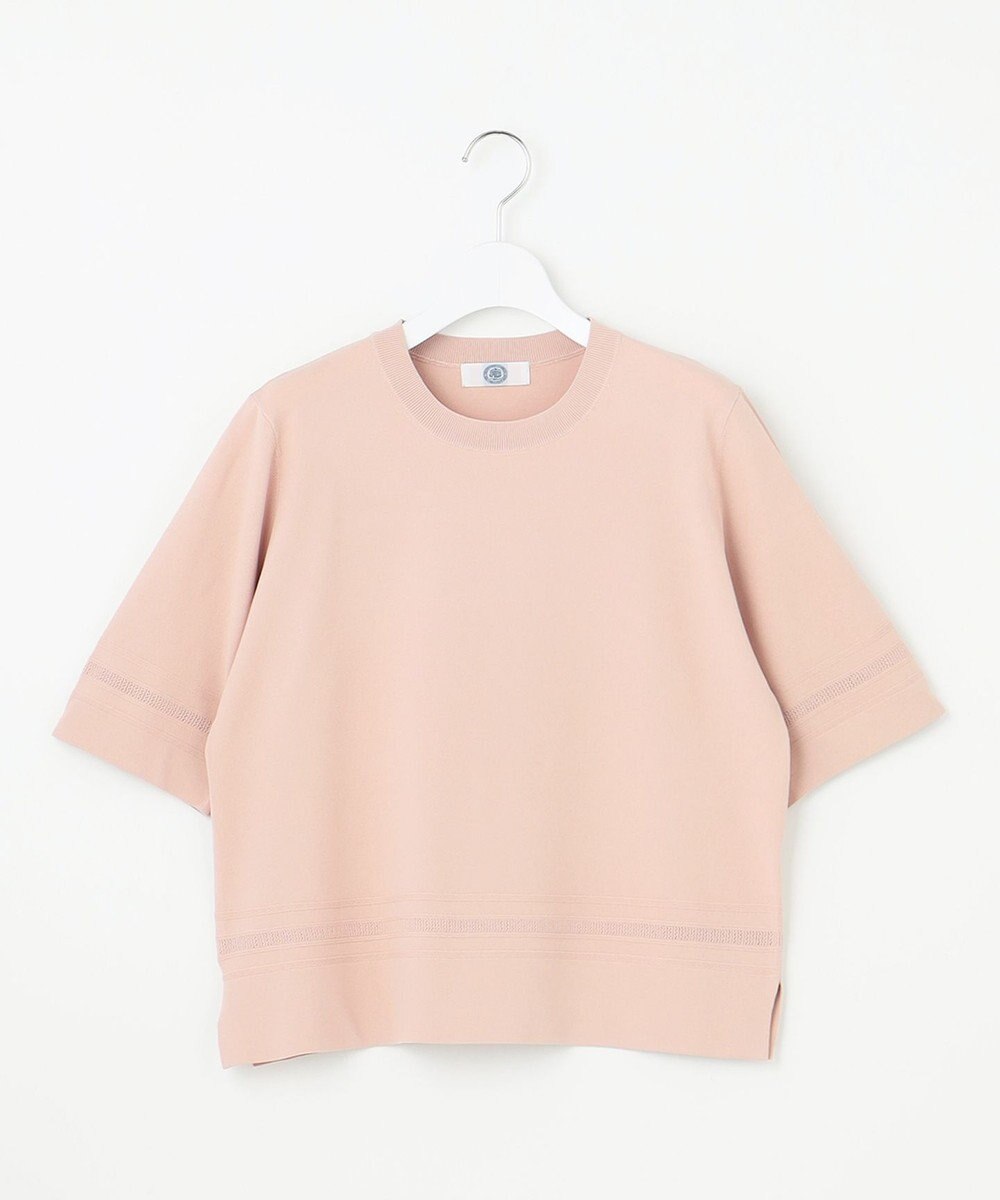 J.PRESS LADIES L 【洗える】RAYON ELITE STRETCH クルーネック ニット 