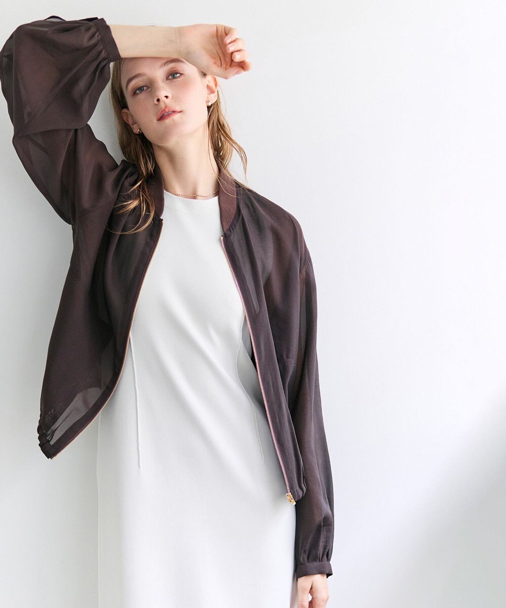 BEIGE， SERAPHIN / ライトシアーギャザー ブルゾン 