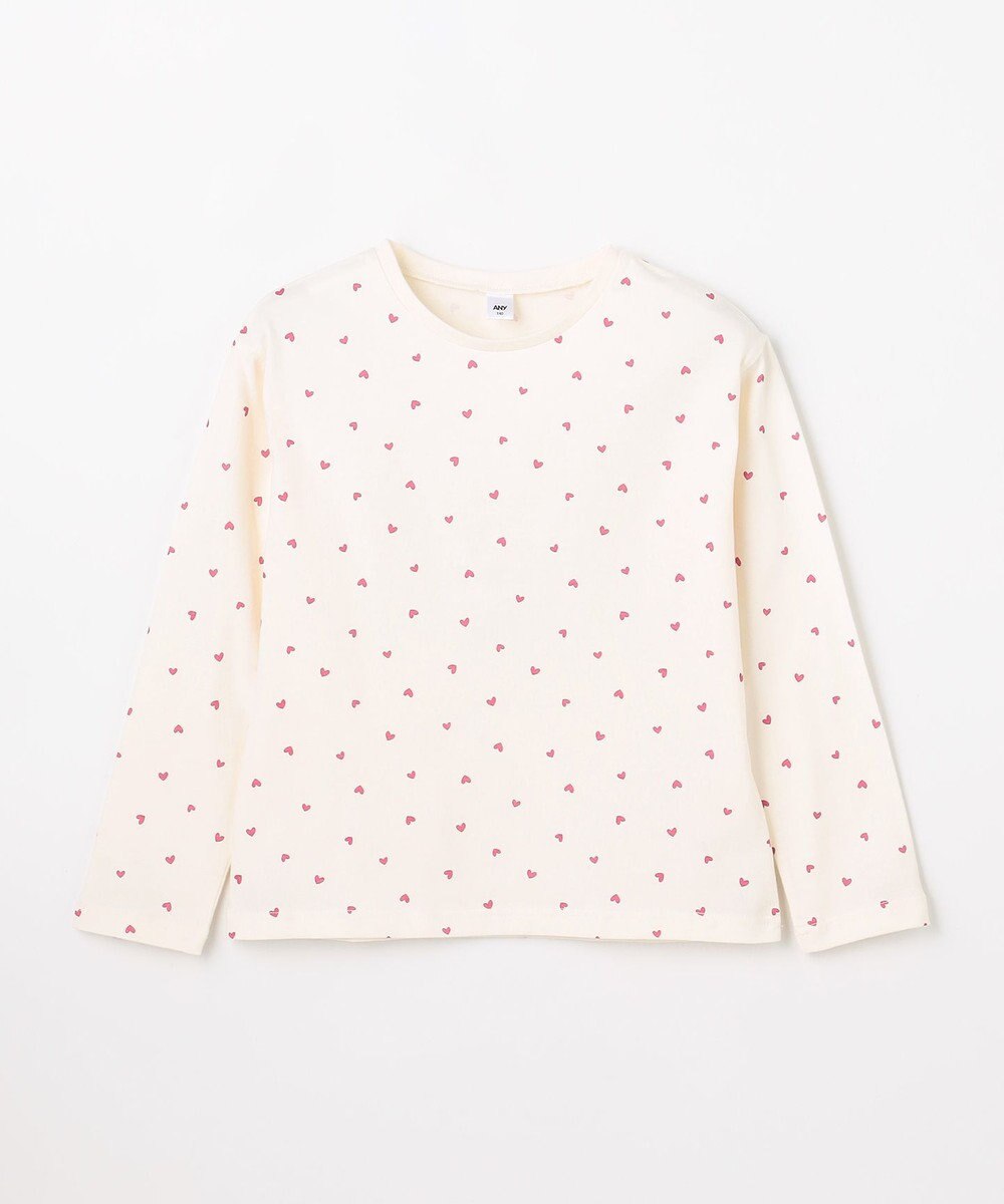 ANY KIDS 【一部店舗/WEB限定】【綿100%】プリント 長袖Tシャツ 