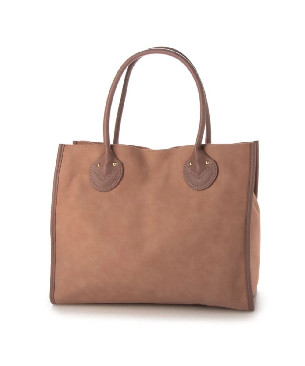 UNBILLION cachecache 丸手根革スクエアトートバッグ 