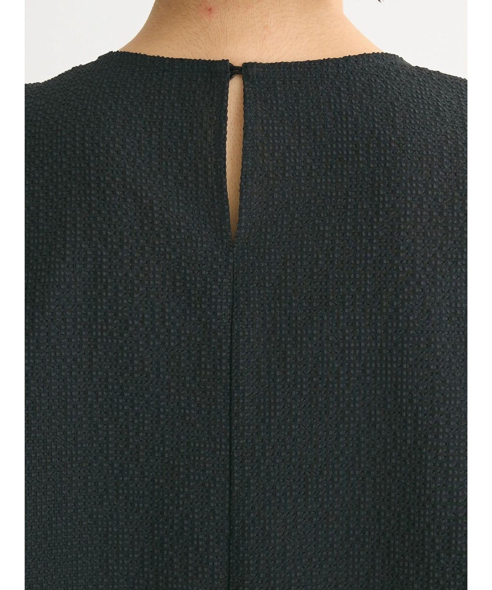 Green Parks 異素材レイヤードノースリーブブラウス 