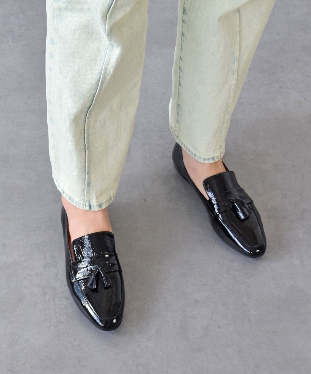 INTER-CHAUSSURES 【FABIO RUSCONI】フラットヒールタッセルローファー 