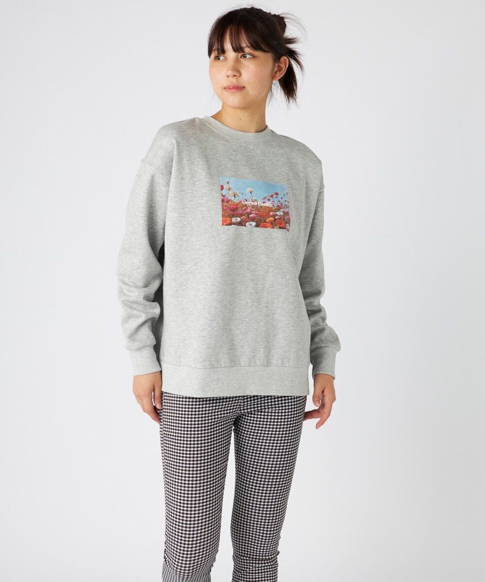 OP／FILA 【ocean pacific】Daily Cozy/あったか裏起毛フォトプリントスウェット 