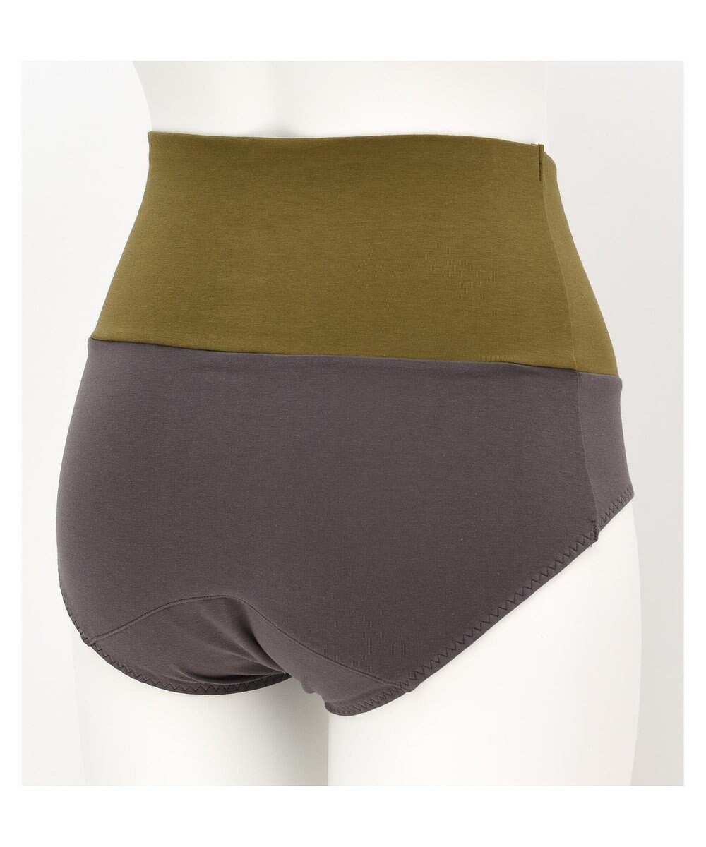 une nana cool 綿ベア天竺 カラーブロッキング サニタリーショーツ 