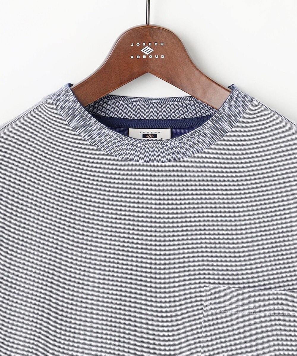 JOSEPH ABBOUD 【JAPANファブリック・日本縫製・清涼】ミラノリブWフェイス長袖Tシャツ 