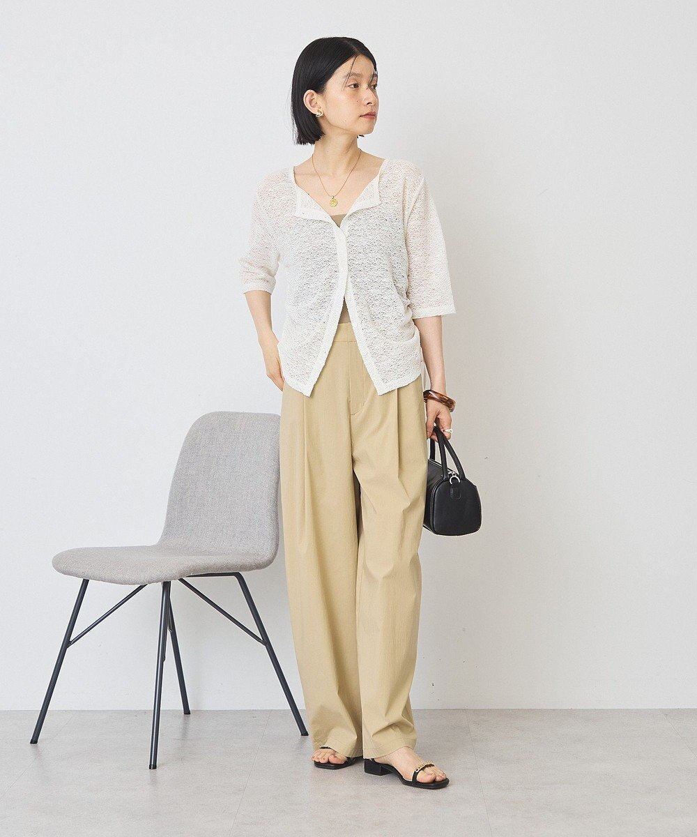 AMERICAN HOLIC レース5分袖カーディガン 
