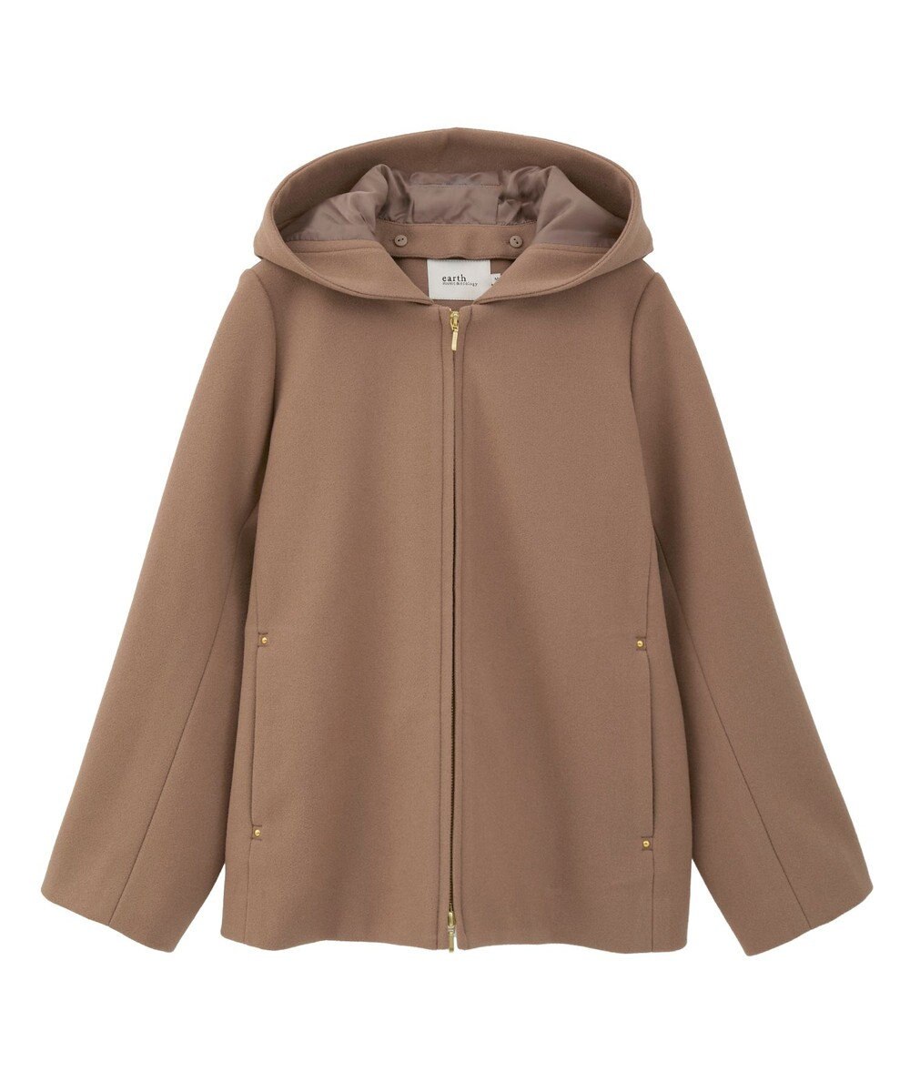 earth music&ecology 【フード取り外し可】2WAYフードコート 