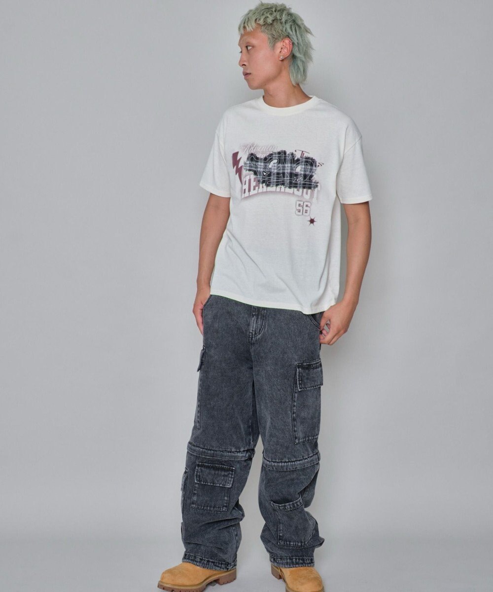 WEGO 【ユニセックス着用ITEM】パターンアップリケグラフィックT（SS） 