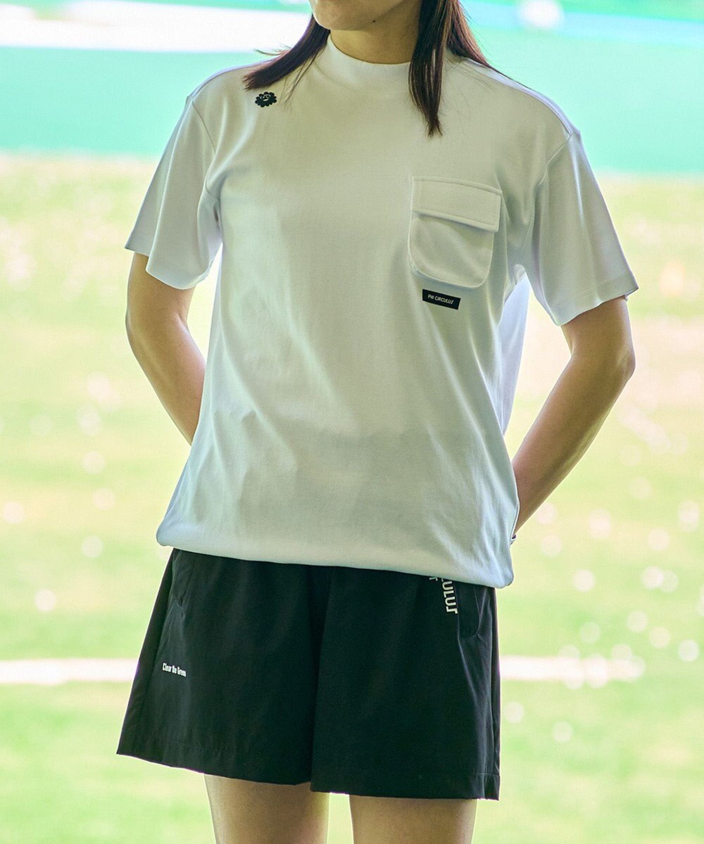 PW CIRCULUS 【WOMEN】DRY COOL MOVE モックネックT  ゴルフウェア レディース 