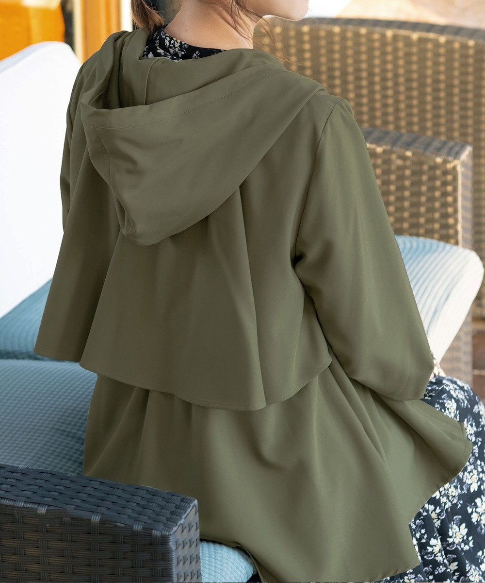 Tiaclasse L 【新色追加・洗える】マウンテンフレアパーカー 